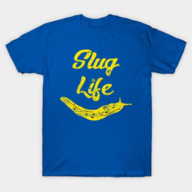 Slug Life with Yellow Banana Slug T-Shirt by Alissa Carin
